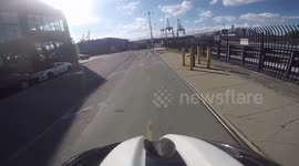 Tesla Model X Crash Brooklyn NY