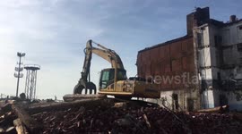 Demolition Of Philadelphia’s Frankford Chocolate Factory