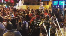 Newsflare Edit - Capitals fans celebrate Stanley Cup victory in Washington