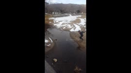 JUMPING ACROSS RIVER FAIL