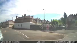 Idiot on phone nearly got hit walking in from of my car