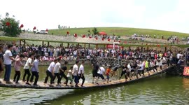 河南汝州网红桥——晃桥