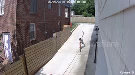 You’ll want to give this boy a hug after watching his epic dog-walking fail