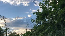 Cloudy Days in Oklahoma - Watching the sky through the bushes and tree limbs makes a verynice scenic view