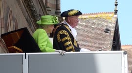 The Queen and Meghan Markle opening the Storyhouse Theatre in Chester
