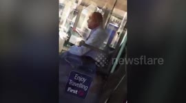 Cancel  Save changes Bus driver abuses and threatens motorist in stand-off