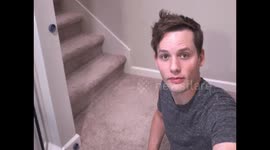 Guy does something crazy with his hand