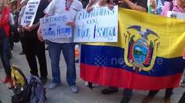 Julian Assange Vigil at The Ecuadorian Embassy