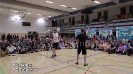 Amazing come-back victory in juggling battle
