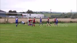 Incredible top corner goal