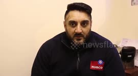 Dramatic CCTV shows have-a-go-hero shopkeeper detaining brazen crook trying to steal charity jar