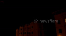 Electrical Storm in Tangier Morocco