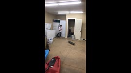 Sideflip onto skateboard