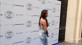 Jeans for Genes Day - launch party: with Lizzie Cundy being cheeky