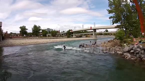 Surfing in Calgary - The Drone Eyes
