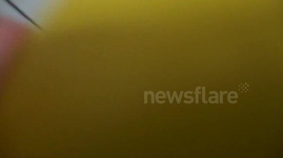 Last part of heavy Turbulence in Ryanair flight, M