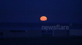 Stunning Full Moon Set