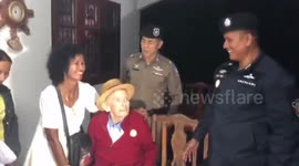 Emotional moment 99-year-old is re-united with lost wife