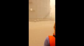 Sandstorm in Saudi Arabia