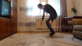 Push ups two fingers in on one hand, and legs are completely close to each other.