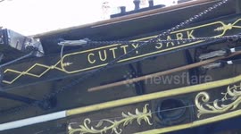 The Cutty Sark after the fire and refit by Jim Connor