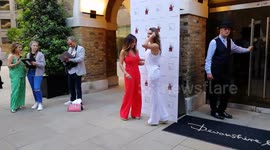 Linda Lusardi and Lucy Kane attending the launch of Andrea McLean's new book Confessions of a Menopausal Woman