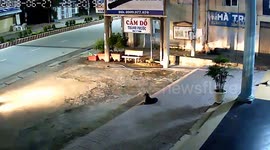 the men in the car attack and steal the dog at night