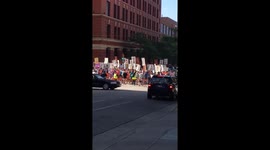 Anti-Trump Protest Milwaukee, WI 3
