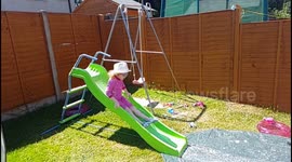 Homemade slip and slide Irish Heat wave