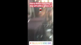 Harry Kane Enjoying A Rest Day