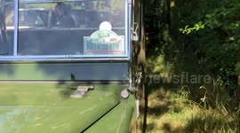 Worle Record attempt of the biggest parade of Land Rovers