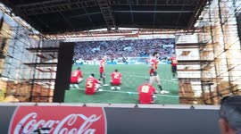 Russia Beat Spain on Penalties - Fanzone Tirana Albania 2018