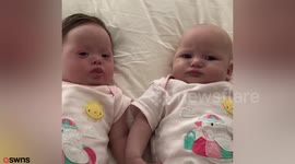 Meet the 'one in a million' twins - one with Down's syndrome and the other without