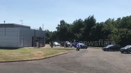 Prince of Wales Prince Charles and Duchess of Cornwall leave the second Severn Crossing after renaming the bridge the Prince Of Wales