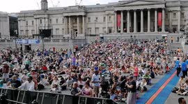 Hundreds attend BMW Classic in Trafalgar square