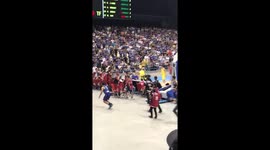 Ugly fight between Philippines and Australia basketball players filmed by spectator