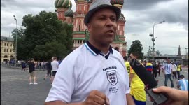 England fans feeling confident ahead of Colombia clash in Moscow