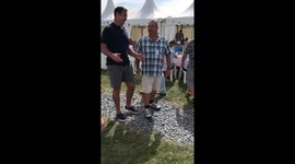 Rugby League Legend Adrian Morley ! Challenged to a race!