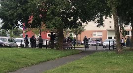 Nantes riots between police and suburban people