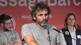 Barcelona: press conference of the Open Arms NGO