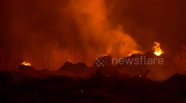 Rare footage captures cinder cones spouting flames at Hawaii’s fissure 8