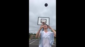 Blind Backwards Basketball- Will it go in?