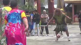 Police officers in Indonesia had this very unique take on the World Cup