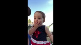 Toddler has most dramatically adorable reaction to fireworks