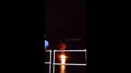 Fire at the Fireworks