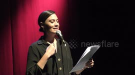 Nadine Shah - Just Say No - Artists Against Trump & War, London, UK