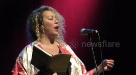 Salena Godden - Just Say No - Artists Against Trump & War, London, UK