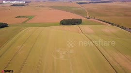 Mystifying crop circle created near chemical weapons testing facility is a tribute to Novichock victim