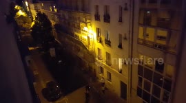 France enters the World Cup final, the view from 11th district of Paris! 1 of 3