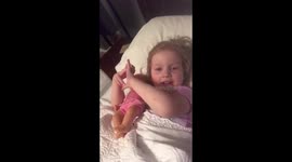 Getting Clara to say her prayers